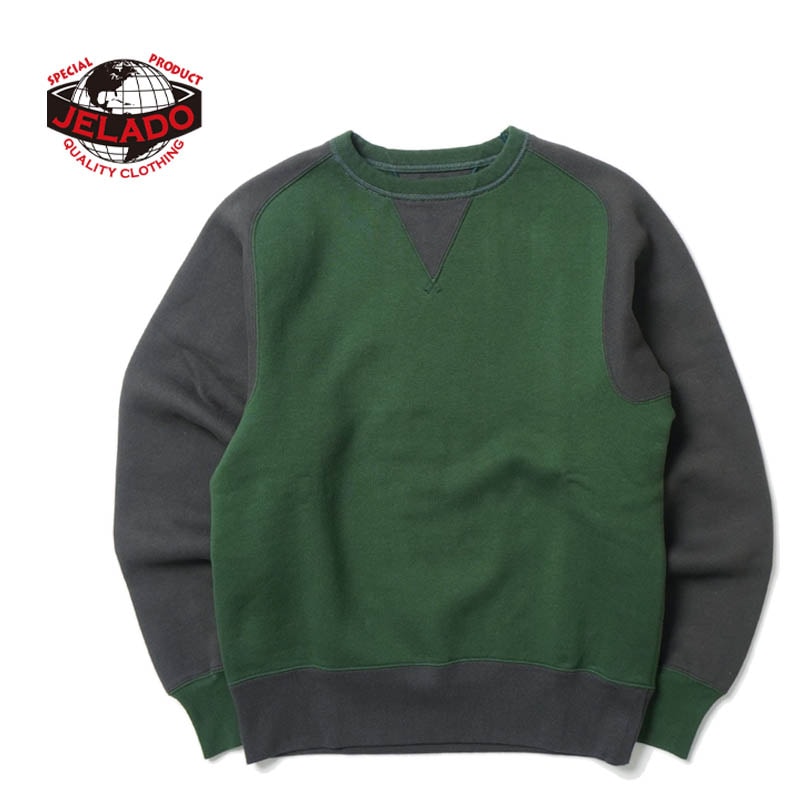 JELADO Champs Sweat Shirt 2Tone【AB01224】 アメカジブランド,ジェラード,長袖 | ろーぐす オンライン