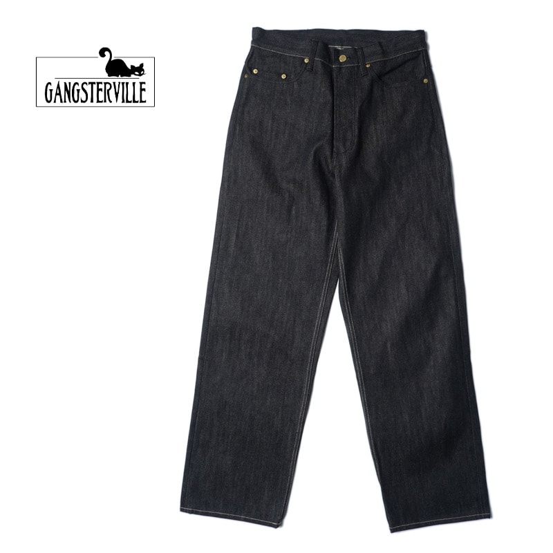 GANGSTERVILLE ギャングスタービル　デニム　セットアップ　3ピース 楽天市場】GANGSTERVILLE ギャングスタービル THUG DENIM WIDE