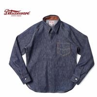 DELUXEWARE �ǥ�å�����������Ĺµ ����ġ���40s DENIM SHIRT��  7640
