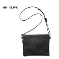 MR.OLIVE �ߥ��������꡼�� �����å���  E.O.I / WATER PROOF WASHABLE LEATHER  "ZIPPER SMALL SACOCHE"  ME680