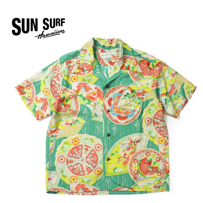 SunSurf サンサーフ FEATHER CAPES 50s復刻 アロハシャツ