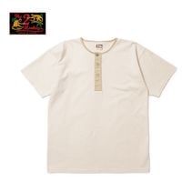 The 2 Monkeys �� �ġ���󥭡��� Ⱦµ�إ�꡼�ͥå� T�����  ��Classic Henley Shirt��  TM12244