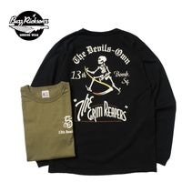 BUZZ RICKSON'S �Х��ꥯ���� Ĺµ T����� ��L/S T-SHIRT 13th BOMB.SQ.THE GRIM REAPERS��  BR69628