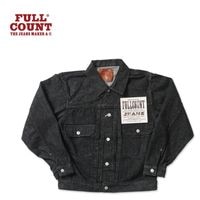 FULLCOUNT �ե륫����ȡ��ǥ˥� ���㥱�åȡ���Type 2 Black Denim Jacket (Super Smooth)��  2102BKSS