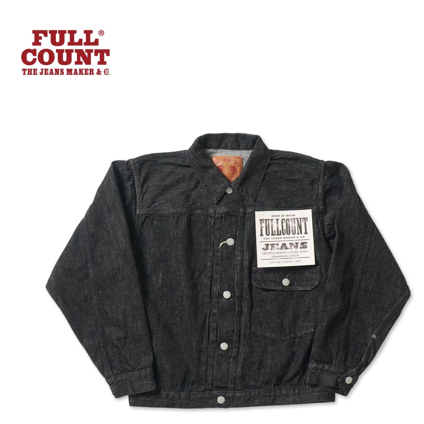 フルカウントFULL COUNT 2107BKSSHW デニムジャケット フルカウント FULL COUNT デニムジャケット 2978-2107SS Dartford 11.5