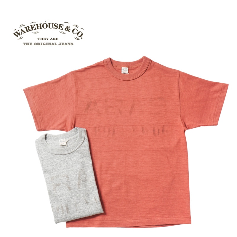 ウエアハウスWEAR HOUSE Lot 4601 AFA 別注モデルL 予約商品]ウエアハウス 4601 Tシャツ COMPANY