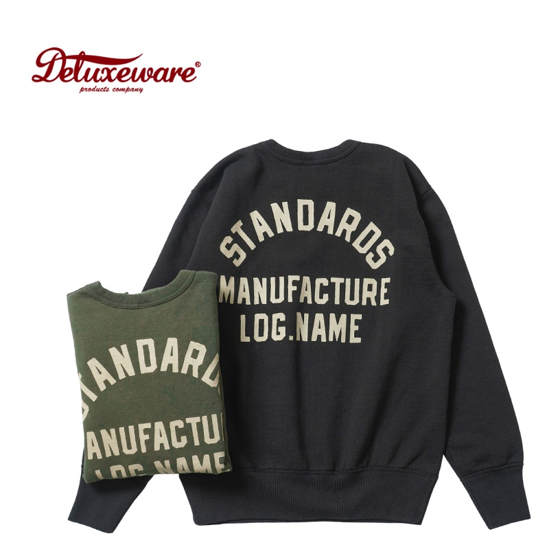 美品　DELUXEWARE デラックス　DLXW スウェット　トレーナー　L アメカジブランド,デラックスウエア,長袖 | ろーぐす オンライン