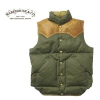 WAREHOUSE ϥ  ٥  Lot. 2236 ROCKY MOUNTAIN  WARE HOUSE  "HBT DOWN VEST"  2236(25S)