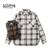SUGAR CANE 奬 Ĺµ  "TWILL CHECK WORK SHIRT"  SC29558
