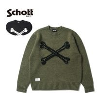 Schott å ˥åȡ  "CROSS BONE KNIT"  782-5240005
