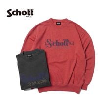 Schott å å ȥ졼ʡ "PIGMENT SO FAR SO GOOD CREW SWEAT"  782-5232013