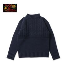 The 2 Monkeys  ġ󥭡 ˥å   Old Style Guernsey Sweater  TM13853