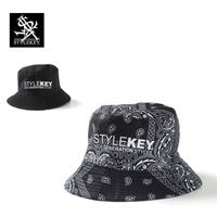 STYLEKEY �������륭��  ˹�� �ϥå�  "PAISLEY REVERSIBLE BUCKET HAT - WHITE"  SK99ET-HAT04