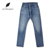pure blue japan �ԥ奢�֥롼����ѥ�  �ѥ��  ��Relax Tapered��  USED-019-ID