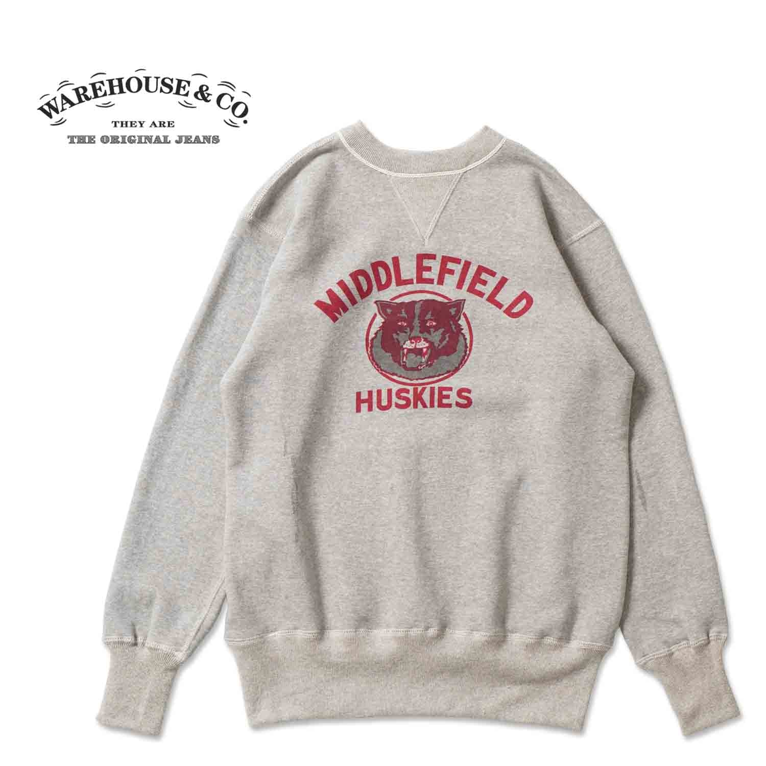 Warehouse MIDDLEFIELD HUSKIES スウェット 40 トップス長袖,スウェット&パーカー | ろーぐす オンラインショップ