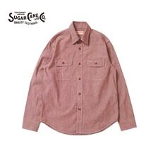 SUGAR CANE ���奬�������� Ĺµ ����� "RED CHAMBRAY WORK SHIRT"(LONG SLEEVE)  SC29682