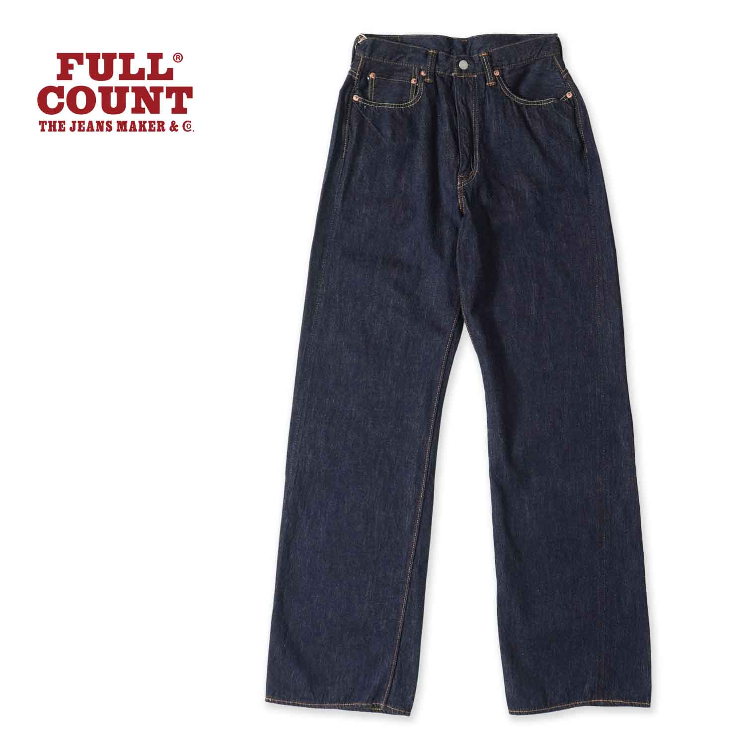 FULL COUNT フルカウント　リネン混　ペインター　濃紺　デニムパンツ 000000013303_PaSFXLg.jpg