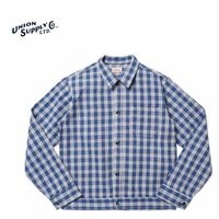 UNION SUPPLY ��˥��󡦥��ץ饤��Ĺµ����ġ�"UNION SUPPLY PALAKA CHECK SHIRT BLOUSE"��US15901