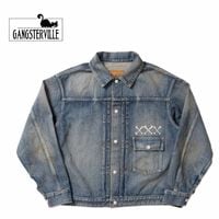 GANGSTERVILLE ����󥰥������ӥ� �ǥ˥ॸ�㥱�å�  ��XXX - DENIM JACKET��  GSV6104VFPT