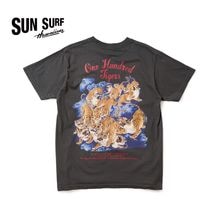 SUN SURF ���󥵡��� Ⱦµ T�����  PRINT T-SHIRTS ��ONE HUNDRED TIGERS��  SS79162