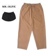 MR.OLIVE �ߥ��������꡼�� �ѥ�� "T/R POWDER CLOTH / DRAWSTRING TAPERED PANTS" M261119
