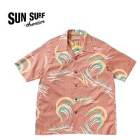 SUN SURF ���󥵡��� Ⱦµ �����ϥ���� COTTON LINEN SLUBYARN HAWAIIAN SHIRT  ��HAWAIIAN PADDLE��  SS39695