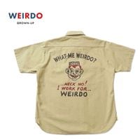 WEIRDO ���������� Ⱦµ ����� "WHAT-ME WEIRDO? - S/S WORK SHIRTS"  WRD6114