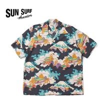 SUN SURF ���󥵡��� Ⱦµ �����ϥ���� RAYON HAWAIIAN SHIRT ��ANCIENT CAPITAL��  SS39618