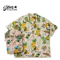 STAR OF HOLLYWOOD ���������֥ϥꥦ�å� Ⱦµ ����� DOBBY COTTON OPEN SHIRT  ��JAMAICA��  SH39719
