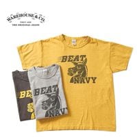 WAREHOUSE �������ϥ��� Ⱦµ T����� Lot 4064 "BEAT NAVY"  4064-BEAT(26SS)