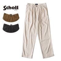 Schott ����å� �ѥ�� "LINEN TROUSERS" 782-6110005