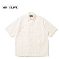 MR.OLIVE �ߥ��������꡼�� Ⱦµ ����� "RINSE WASH 6oz SUPER LIGHT DENIM / SHORT/S SERVICE SHIRT" M261127