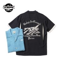 BUZZ RICKSON'S �Х��ꥯ���� Ⱦµ ����� BOWLING SHIRT ��STRATEGIC AIR COMMAND�� BR39735