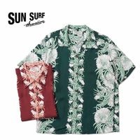 SUN SURF ���󥵡��� Ⱦµ �����ϥ���� RAYON HAWAIIAN SHIRT ��NIGHT BLOOMING CEREUS BORDER�� SS39612