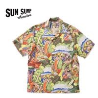 SUN SURF ���󥵡��� Ⱦµ �����ϥ���� SUN SURF SPECIAL EDITION ��ORIGINAL MATSON MENU DESIGN by EUGENE SAVAGE�� (SHORT SLEEVE) SS39678