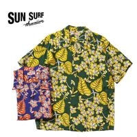 SUN SURF ���󥵡��� Ⱦµ �����ϥ���� RAYON HAWAIIAN SHIRT ��PLUMERIA BLOSSOMS�� SS39621