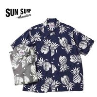 SUN SURF サンサーフ SS31585 Duke Kahanamoku DUKE'S SHELL デュークカハナモク 総柄 半袖 アロハ シャツ ブラック系 L【中古】 アメカジブランド,サンサーフ | ろーぐす オンラインショップ |SUN