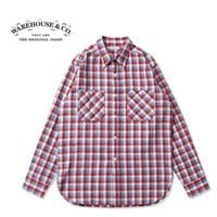 �ڥ�󥦥��å����WAREHOUSE �������ϥ��� Ĺµ ����� Lot 3055 ��3055 LONG SLEEVE CHECK WORK SHIRTS-A���� 3055-A��(26SS)