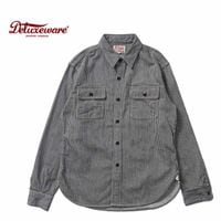 DELUXEWARE �ǥ�å��������� Ĺµ ����� ��HICKORY NEL SHIRT�� HV-01A