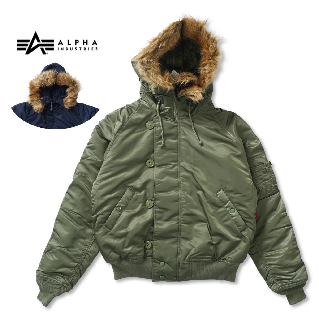 ALPHA INDUSTRIES N-2Bジャケット Mサイズ アウター,ミリタリージャケット | ろーぐす オンラインショップ |Alpha