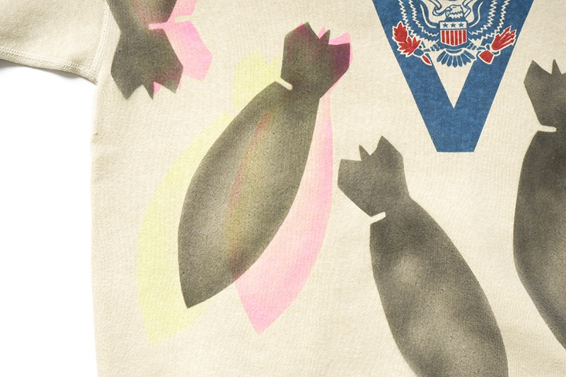 JOHN GLUCKOW ����󥰥�å��� �������å� Lot JG-CS19  "Drop Love, Not Bombs Sweatshirt"  JG-CS19