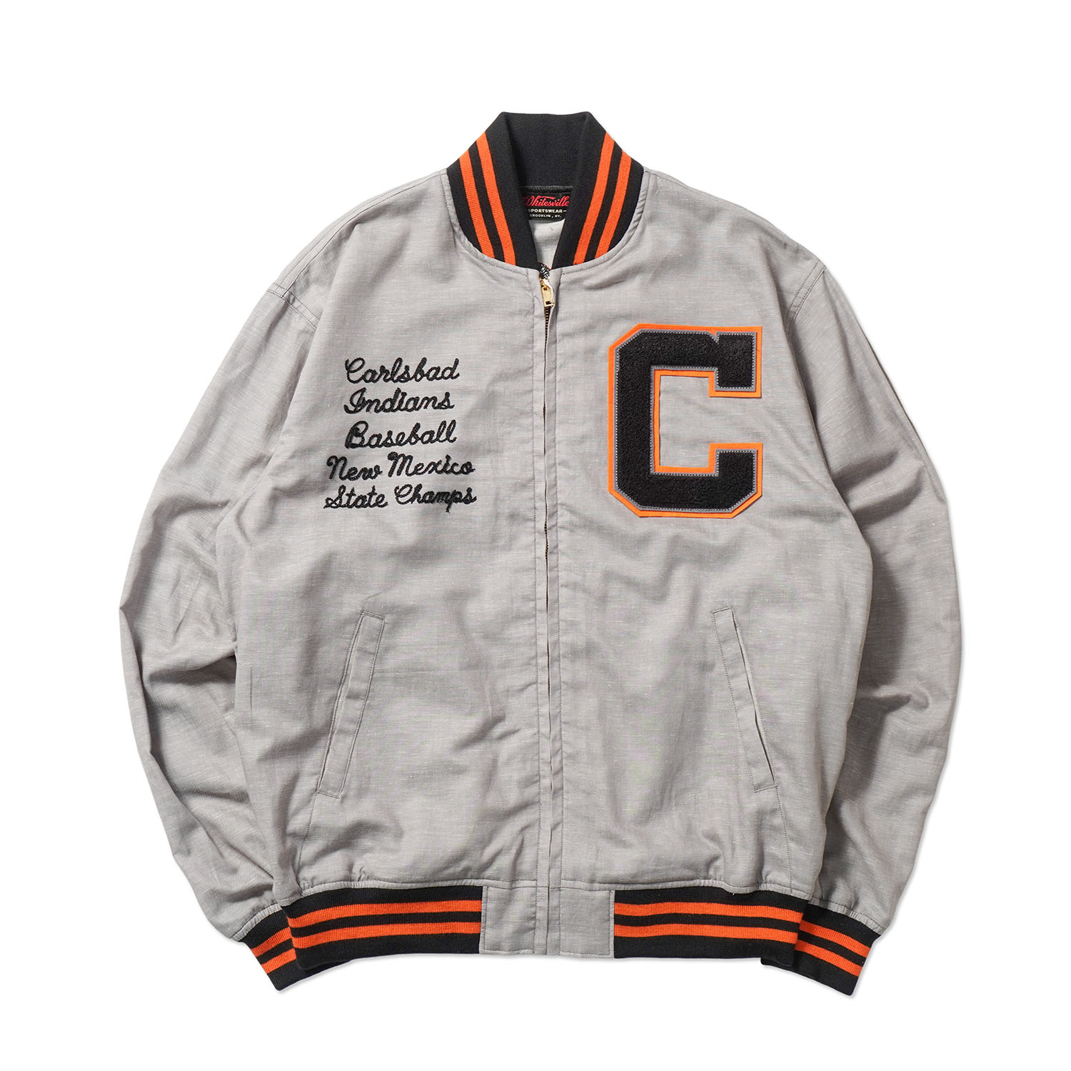 Whitesville �ۥ磻�ĥӥ� ����ɥ��㥱�å� ���������  COTTON VARSITY JACKET  WV15875-115