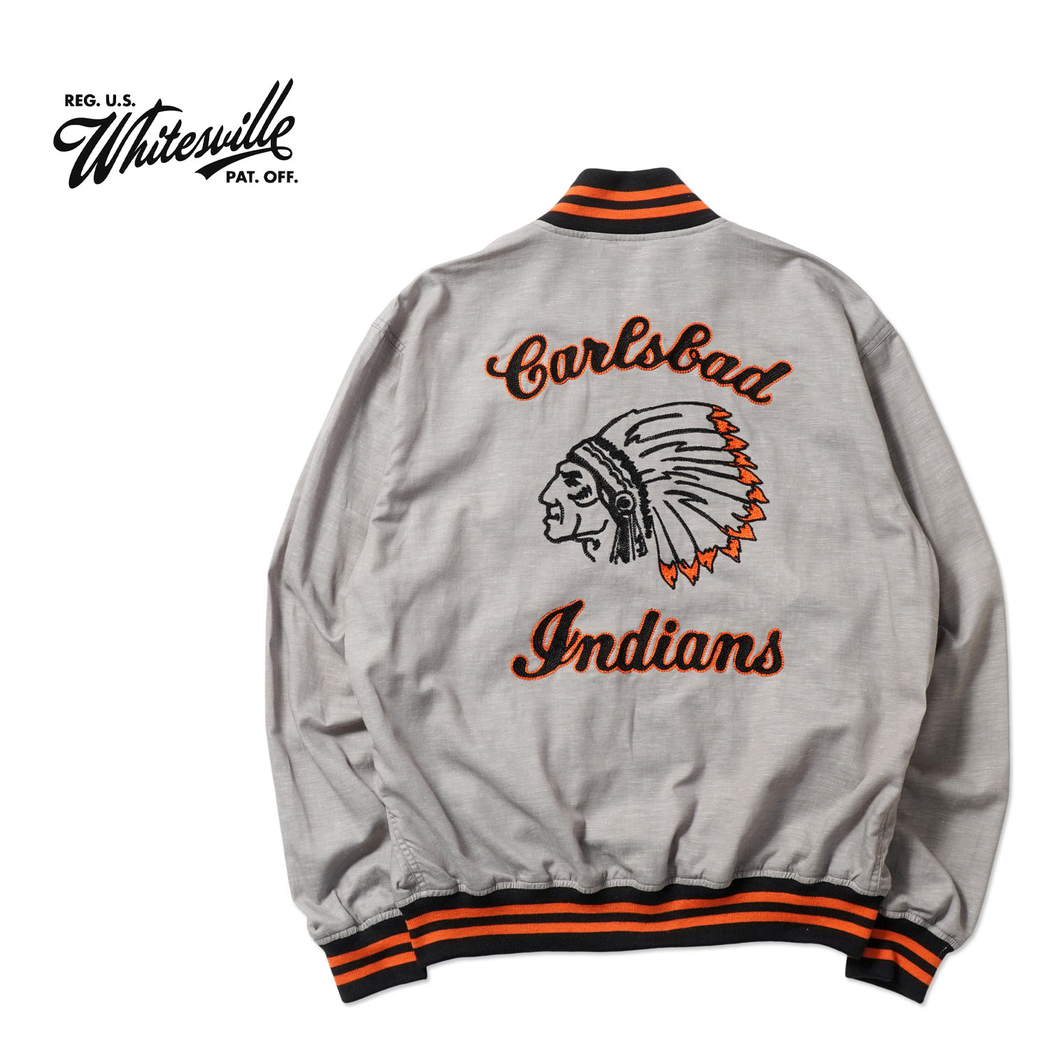 Whitesville �ۥ磻�ĥӥ� ����ɥ��㥱�å� ���������  COTTON VARSITY JACKET  WV15875-115