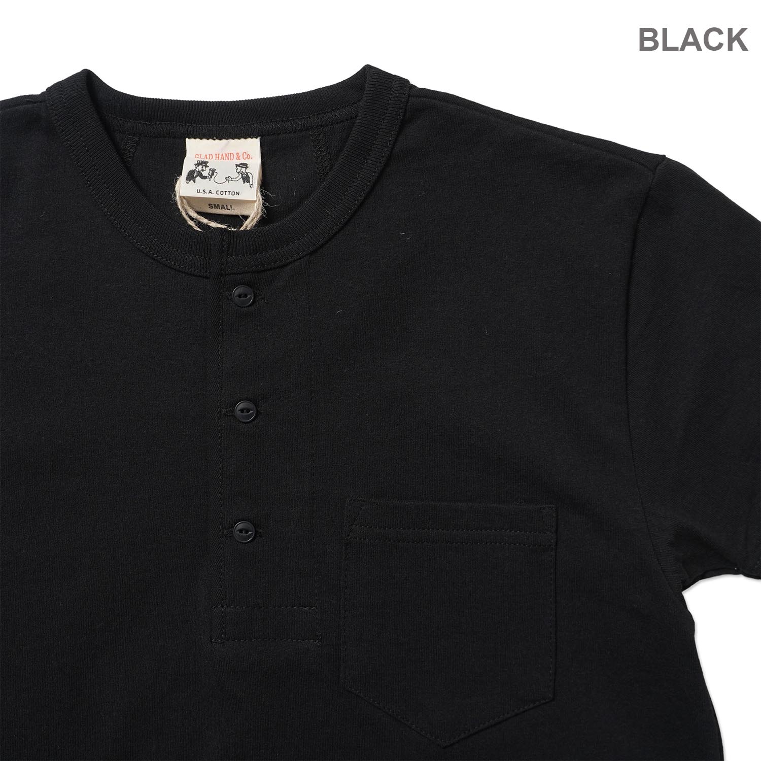 GLAD HAND ����åɥϥ�� �ԥ���� STANDARD HENRY POCKET T-SHIRTS GLAD HAND-13