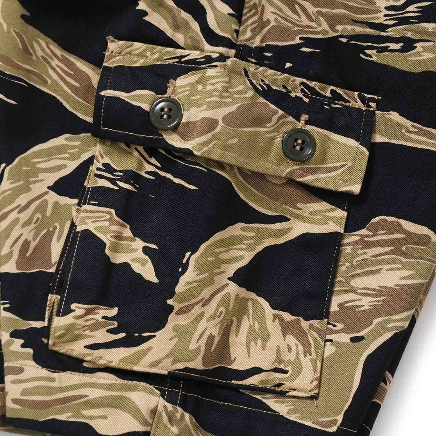 BUZZ RICKSON'S �Х��ꥯ���� �ϡ��եѥ�� ��GOLD TIGER PATTERN SHORT PANTS�� BR51904