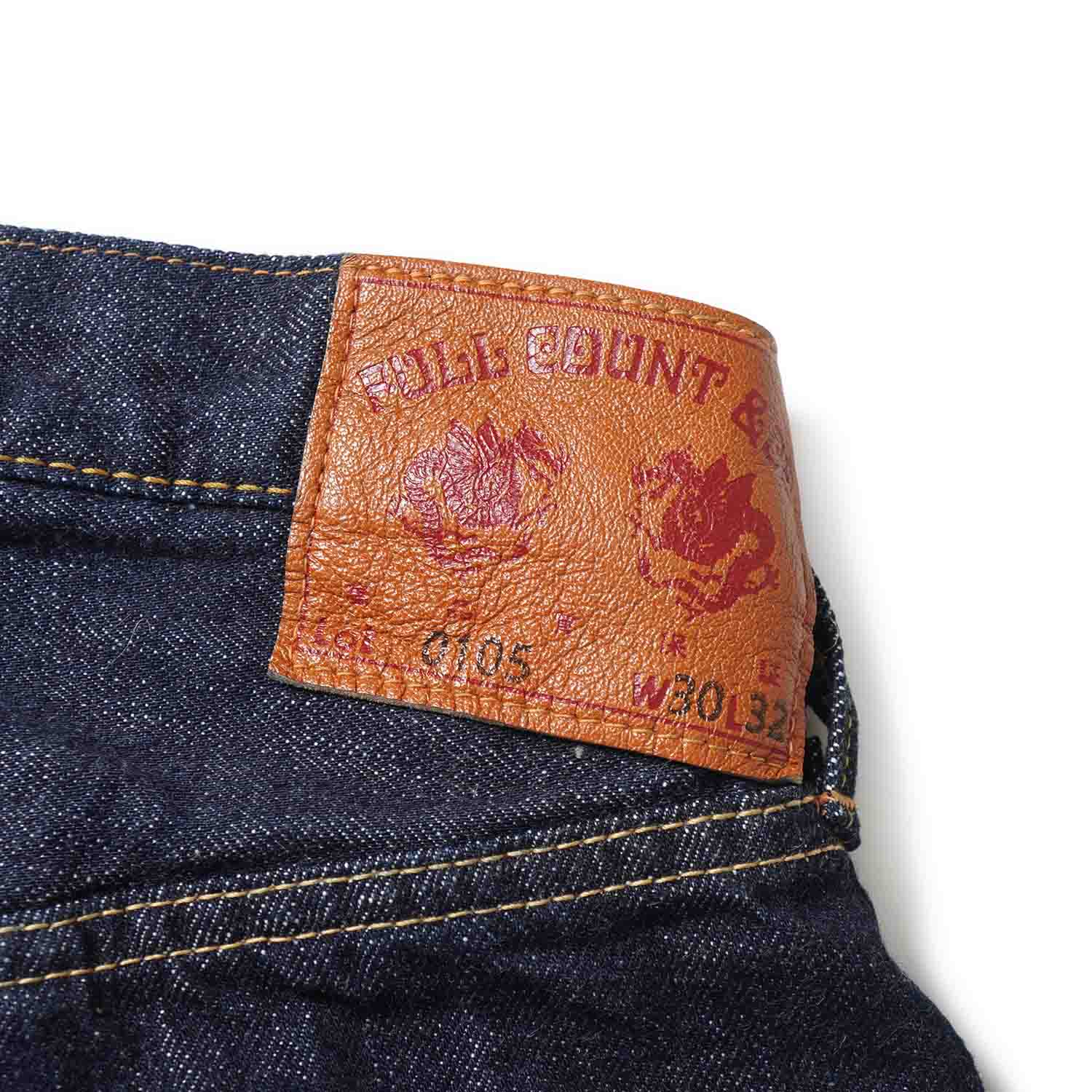 FULLCOUNT �ե륫����� �ѥ�� "Wide Denim" ONE WASH 0105W