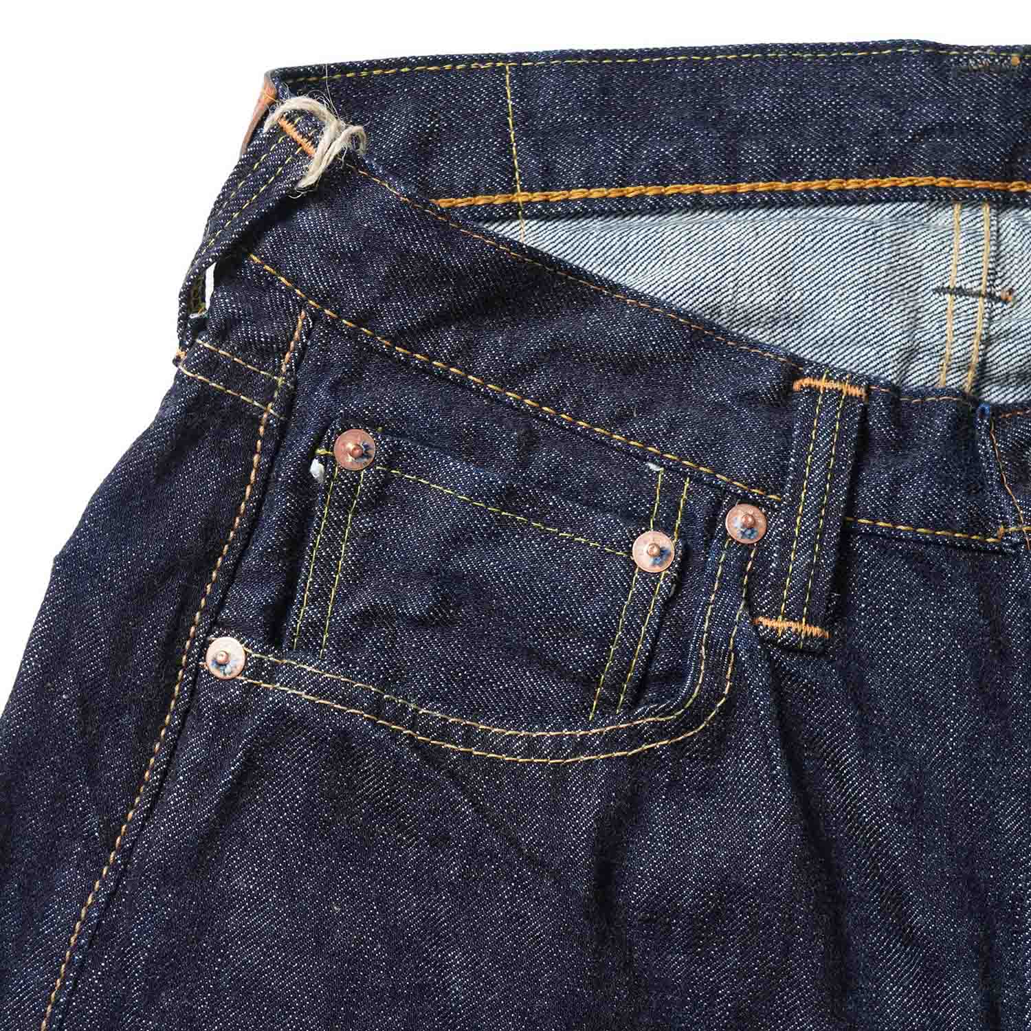 FULLCOUNT �ե륫����� �ѥ�� "Wide Denim" ONE WASH 0105W