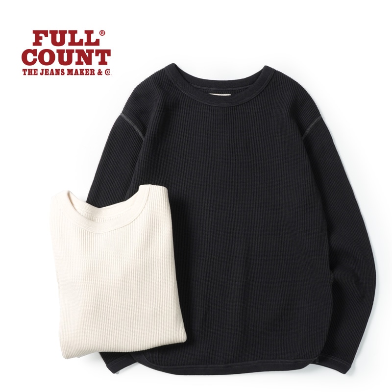 FULLCOUNT �ե륫����� Ĺµ T����� "Heavyweight Waffle Longsleeve T Shirt"  5964-22