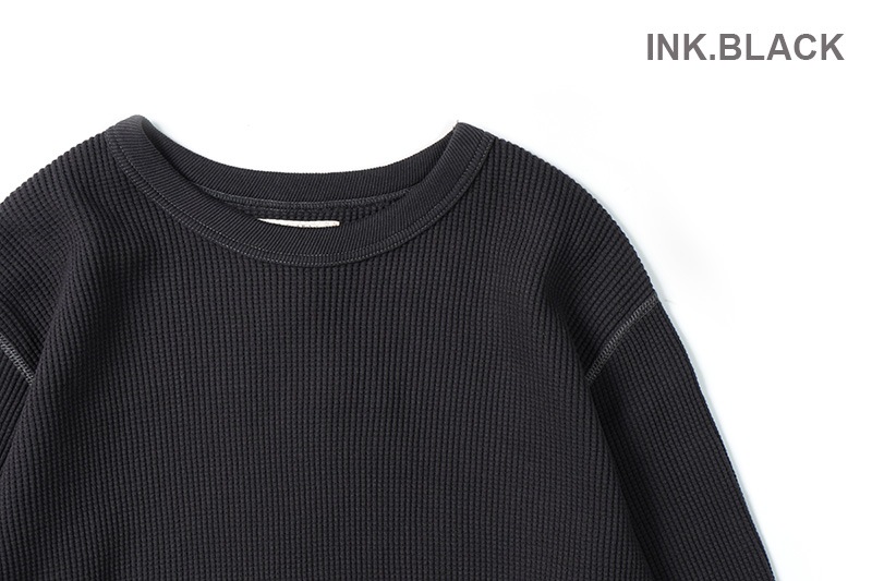 FULLCOUNT �ե륫����� Ĺµ T����� "Heavyweight Waffle Longsleeve T Shirt"  5964-22