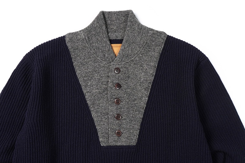 GLAD HAND ����åɥϥ�� �˥å�  �������� "RED GENT - JEEP KNIT" BYGH-24-AW-08